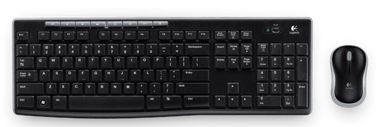Клавиатура + мышь Logitech Wireless Combo MK270 беспроводные, USB  (920-004518)
