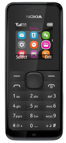 Сотовый телефон Nokia 105 RM-908 BLACK
