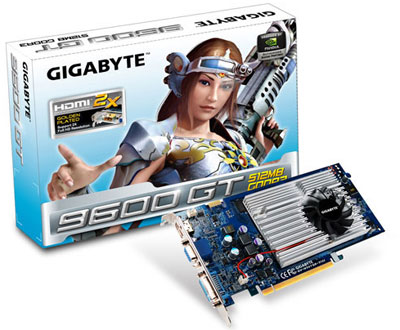 Видеокарта 512Mb/PCI-E/Gigabyte GV-N96TGR-512I GeForce 9600GT [DDR3 ]