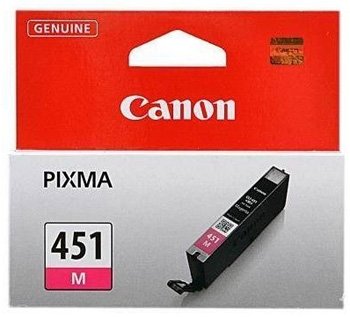 Чернильница Canon CLI-451M пурпурная  (6525B001)