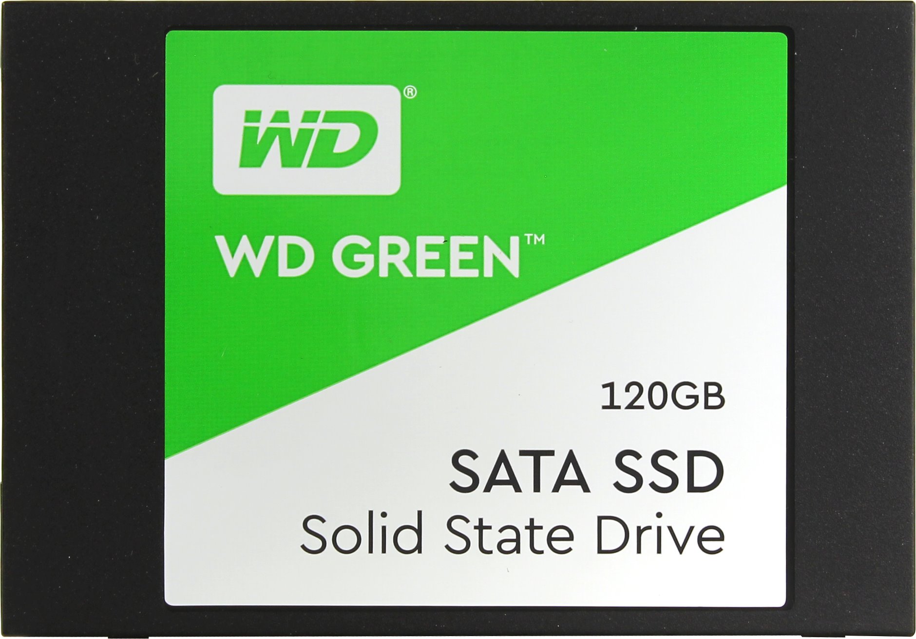Диск SSD 2.5 120Gb WD Green, TLC  (WDS120G2G0A)
