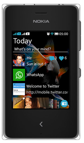 Сотовый телефон Nokia Asha 500 RM-934 Dual SIM BLACK