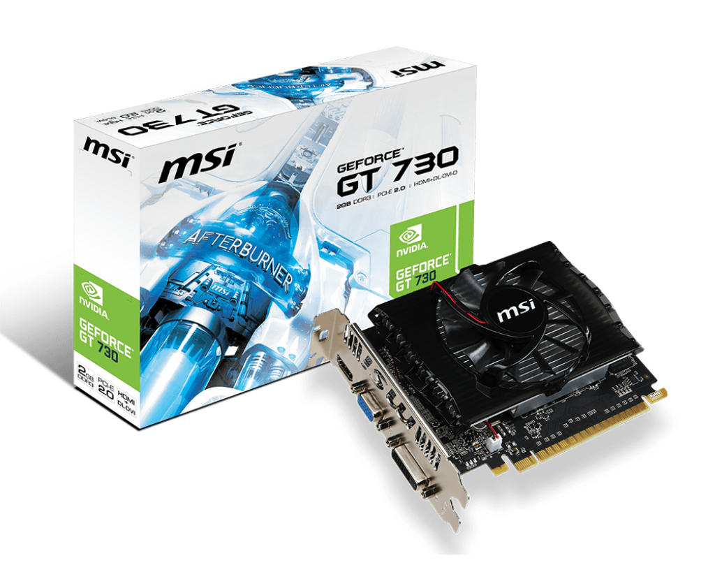 Видеокарта MSI 2Gb/PCI-E NVIDIA GeForce GT730 [DDR3]  (N730-2GD3V2)