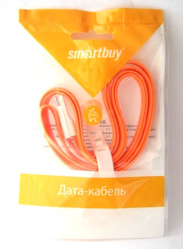Кабель Smartbuy Apple Lightning to USB Cable, магнитный, оранжевый, 1.2 м  (iK-512m orange)