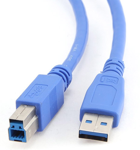 Кабель USB3.0 A-B 1.8м принтер/сканер, улучшенные контакты  (CCP-USB3-AMBM-6)