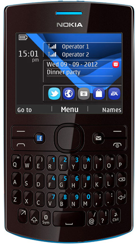 Сотовый телефон Nokia Asha 205 RM-862 Dual Sim Blue-rose