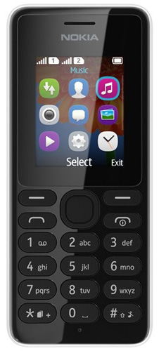 Сотовый телефон Nokia 108 RM-944 Dual SIM BLACK  (A00014608)