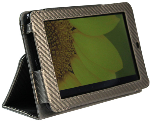 Чехол IT BAGGAGE для планшета ASUS Fonepad 7 ME175CG/ME172V искус. кожа с функцией стенд серый карбон  (ITASME1752-9)
