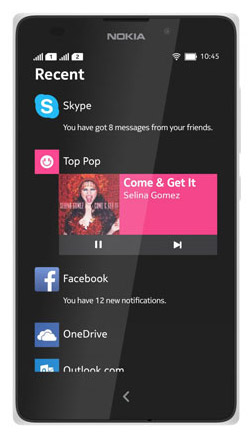 Смартфон (сотовый телефон) Nokia XL RM-1030 Dual Sim White