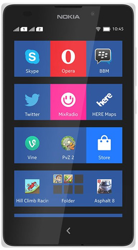 Смартфон (сотовый телефон) Nokia X RM-980 Dual SIM White