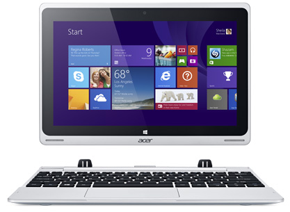 Планшет Acer Aspire Switch 10 Z3735F/2048Mb/64Gb/10.1 (1280x800) IPS/WiFi N/BT4.0/Windows 8.1™ (silver) (NT.L4TER.005)