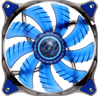 Вентилятор для корпуса Cougar CFD120 BLUE 120x120x25мм  (CF-D12HB-B)