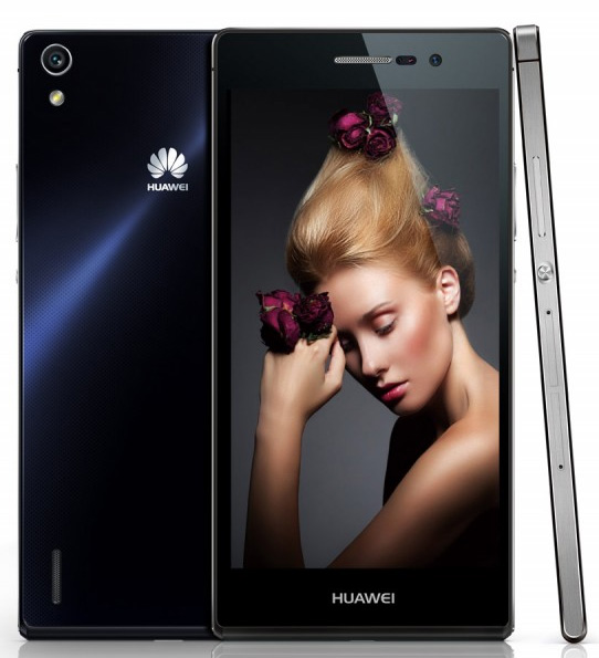 Коммуникатор (сотовый телефон) Huawei Ascend P7 black  (P7L10b)