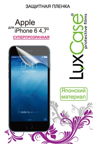 Защитная пленка LuxCase для Apple iPhone 6 4.7 (Front&Back) Cуперпрозрачная