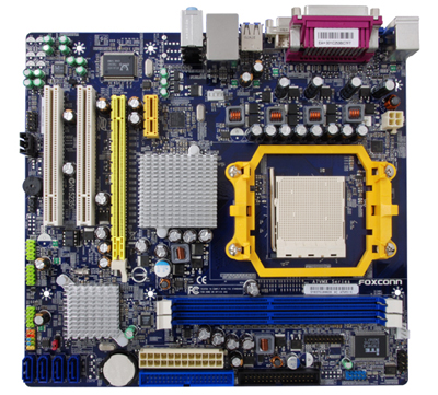 Материнская плата Foxconn A7VMX-K SocketAM2+/AMD 780/DDR II/PCI-Ex16/Video/mATX