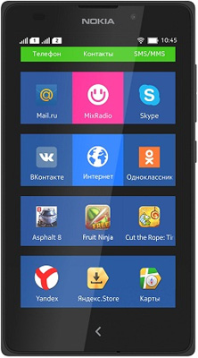 Смартфон (сотовый телефон) Nokia XL RM-1030 Dual Sim Black