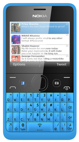 Сотовый телефон Nokia Asha 210.2 RM-928 Dual Sim Blue