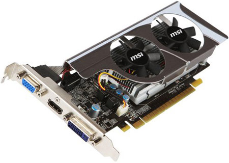 Видеокарта 1024Mb/PCI-E/Microstar N440GT-MD1GD3/LP GeForce GT440 [DDR3]