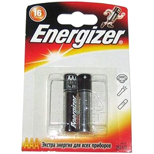 Батарейка AAA LR03 Energizer E92 BL-2 (2 шт. блистер)