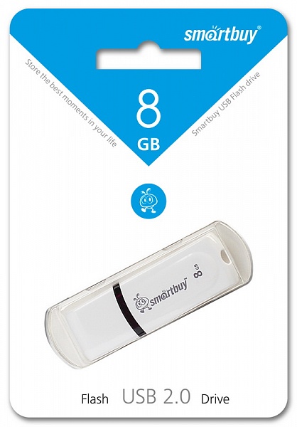 Флэшдрайв  8Gb SmartBuy Paean USB2.0  (SB8GBPN-*)