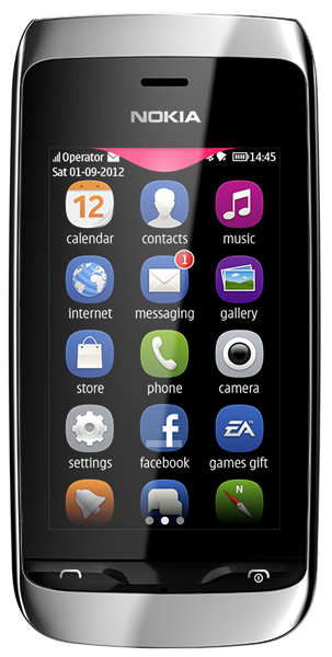 Сотовый телефон Nokia Asha 310 RM-911 Dual Sim White