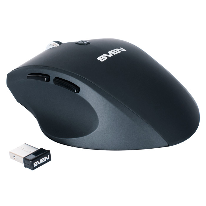Мышь SVEN RX-525 Silent беспроводная, black, USB