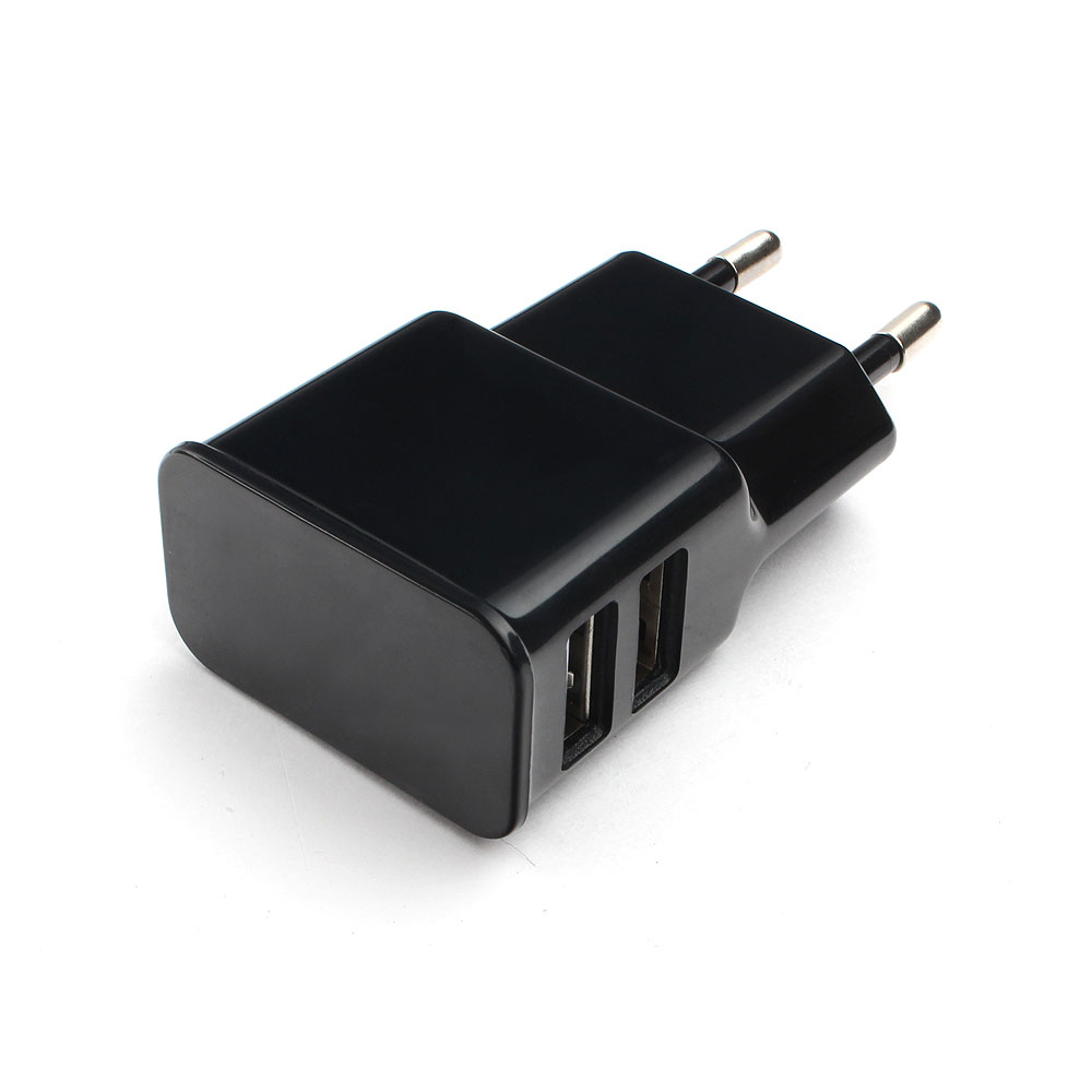 Зарядное устройство сетевое Cablexpert 100/220V - 5V USB 2 порта, 2.1A, черный  (MP3A-PC-12)