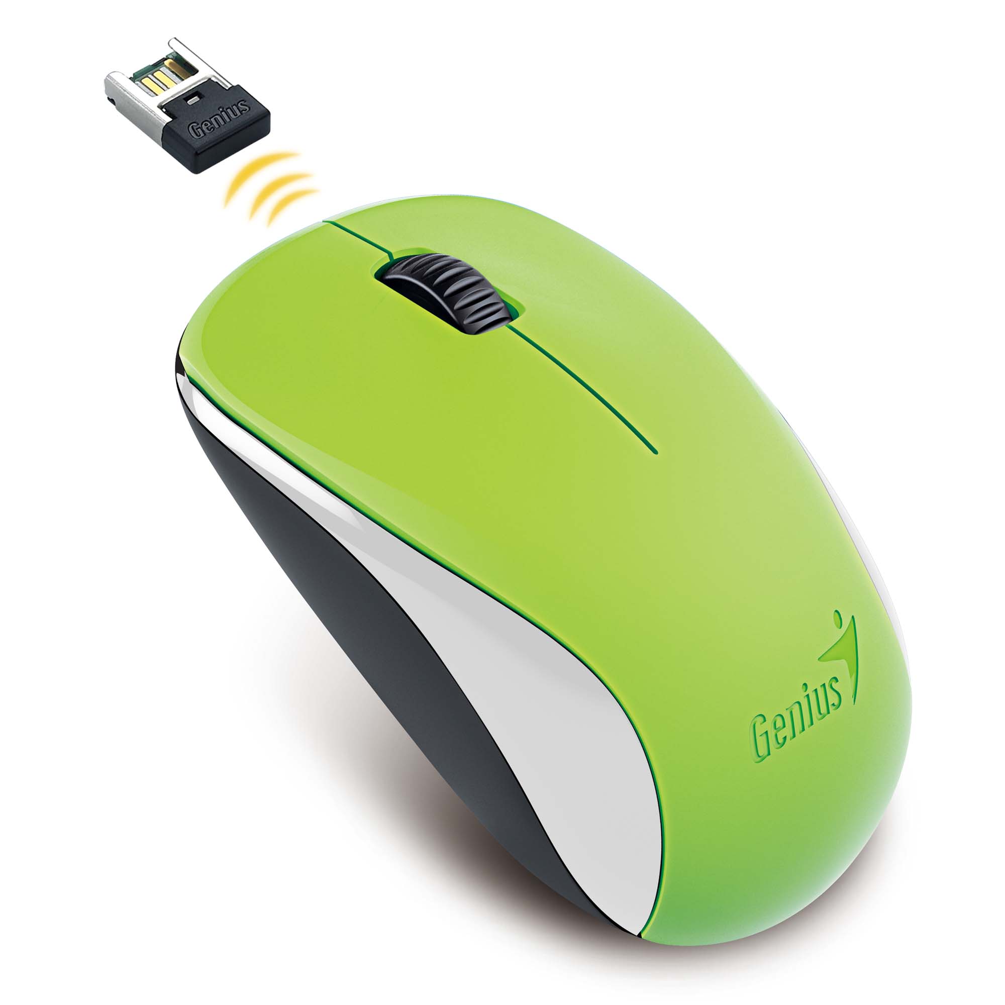 Мышь Genius NX-7000 оптическая, беспроводная, green, USB