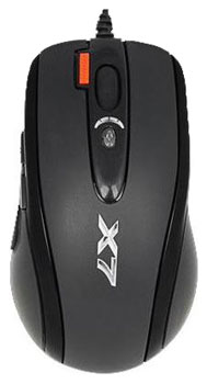 Мышь A4Tech XL-750BK Black лазерная, игровая, USB