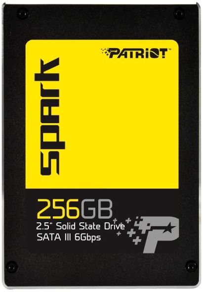 Диск SSD 2.5 256Gb Patriot Spark, SATA 6Gb/s, TLC, 555/500 Mb/s  (PSK256GS25SSDR)