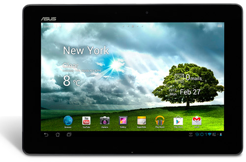 Планшет ASUS MeMO Pad Smart ME301T-1A031A nVidia Tegra 3 T30/1024Mb/16Gb/10.1 IPS/WiFi/BT/GPS/Android 4.0 (white) (90NK0011-M00850)