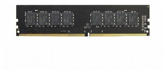 Память DDR4 16Gb PC4-21300, 2666MHz QUMO  (QUM4U-16G2666N19/16G2666P19/16G2666S19)