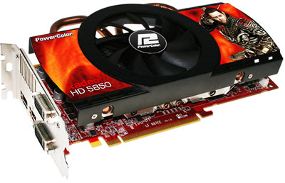 Видеокарта PowerColor 1Gb/PCI-E ATi Radeon HD5850 [DDR5]  (AX5850 1GBD5-DH)