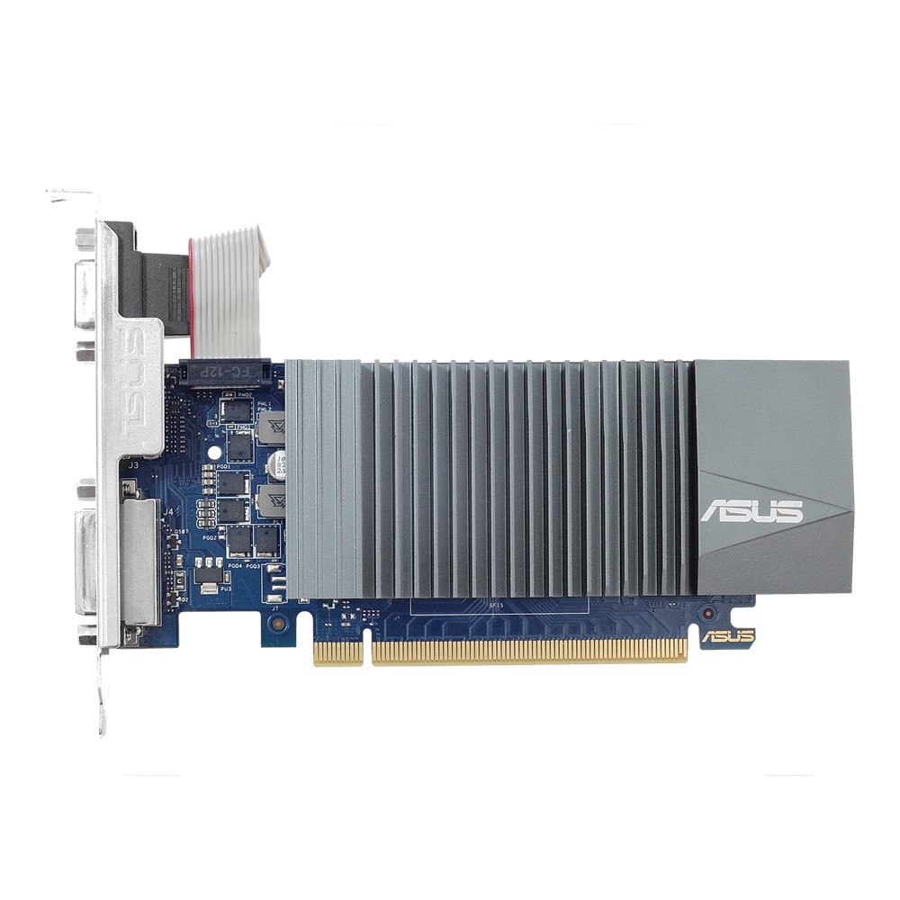 Видеокарта ASUS 1Gb/PCI-E NVIDIA GeForce GT 710 [GDDR5]  (GT710-SL-1GD5)
