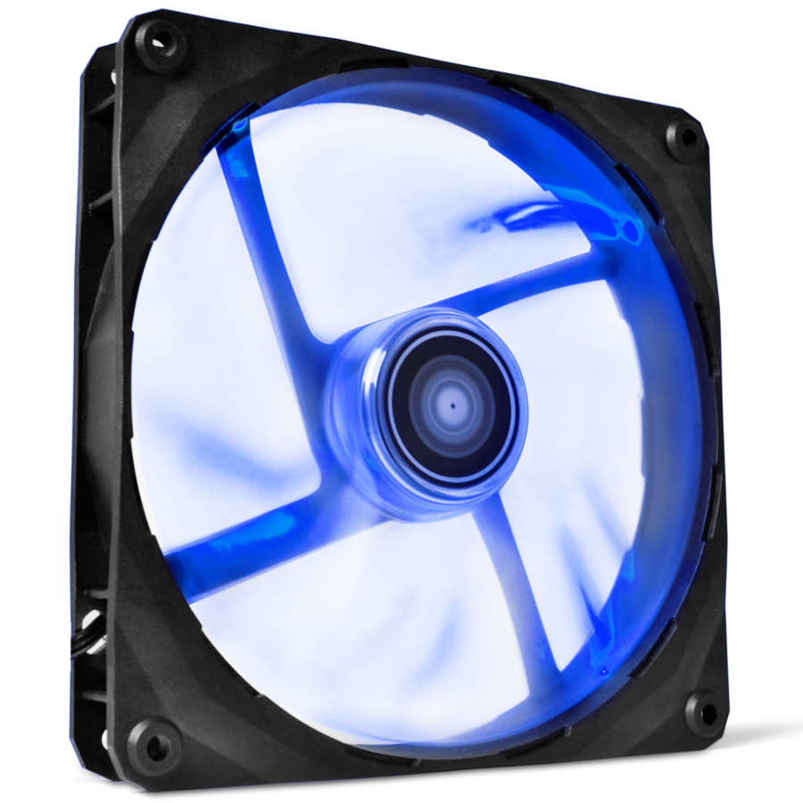 Вентилятор для корпуса NZXT FZ 120mm LED Airflow Fan blue  (RF-FZ120-U1)