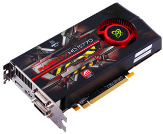 Видеокарта XFX 1Gb/PCI-E ATi Radeon HD5770 [DDR5]  (HD-577A-ZNFC)