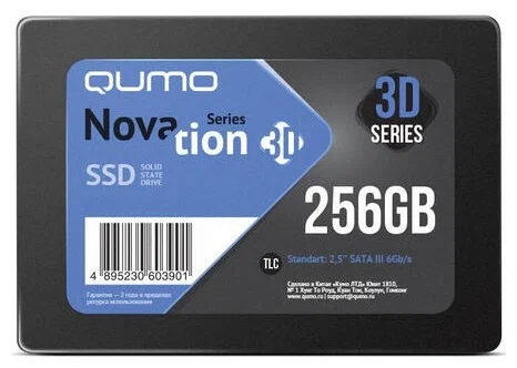 Диск SSD 2.5 256Gb QUMO Novation  (Q3DT-256GSCY)