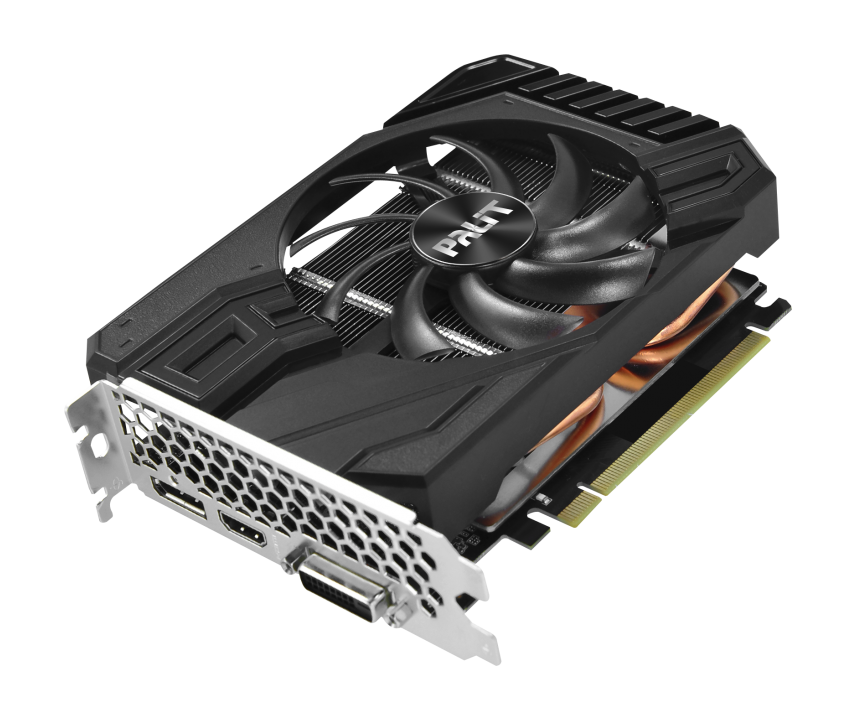 Видеокарта Palit 6Gb/PCI-E NVIDIA GeForce GTX 1660 STORMX OC [GDDR5]  (NE51660S18J9-165F)