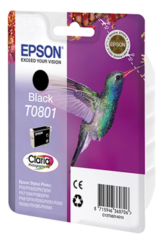 Картридж Epson T0801 черный  (C13T08014011)
