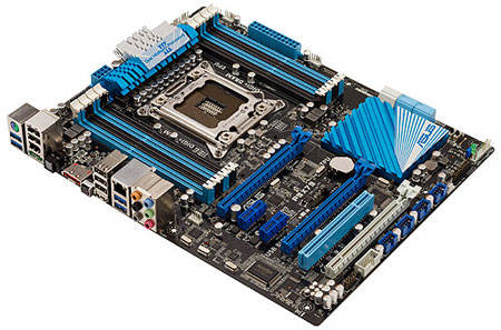 Материнская плата ASUS P9X79 Socket2011/iX79/DDR III/PCI-Ex16/SATA 6GB/USB 3.0/ATX