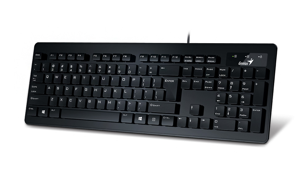 Клавиатура + мышь Genius SlimStar C120 (SlimStar 130 + DX-130) black, USB