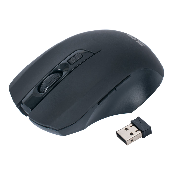 Мышь SVEN RX-350 Wireless, беспроводная, black, USB