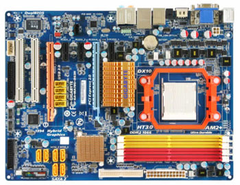 Материнская плата GIGABYTE GA-MA78G-DS3H Socket AM2+/AMD 780G/DDR II/PCI-Ex16/VGA/ATX