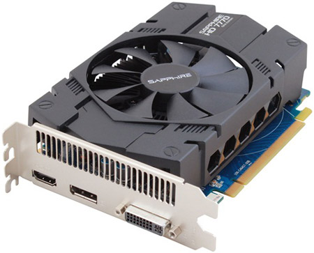 Видеокарта Sapphire 1Gb/PCI-E AMD Radeon HD7770 GHz EDITION [DDR5]  (11201-17)