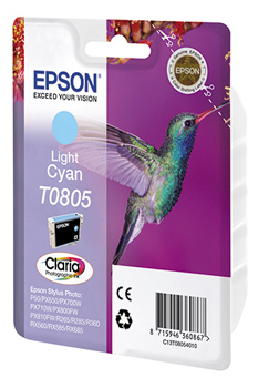 Картридж Epson T0805 светло-голубой  (C13T08054011)