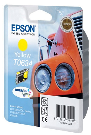 Картридж Epson T0634 желтый  (C13T06344A10)