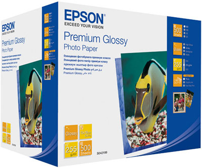 Бумага Epson 130x180мм (C13S042199) Premium Glossy Photo Paper 255 г/м2  500л.