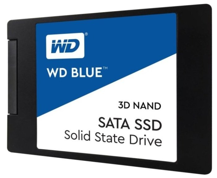 Диск SSD 2.5 500Gb WD Blue, TLC  (WDS500G2B0A)