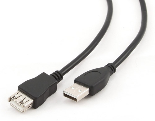 Кабель USB2.0 AM-AF 1.8м удлинительный, улучшенные контакты  (CCP-USB2-AMAF-6)/(CCP-USB2-AMAF1-6)