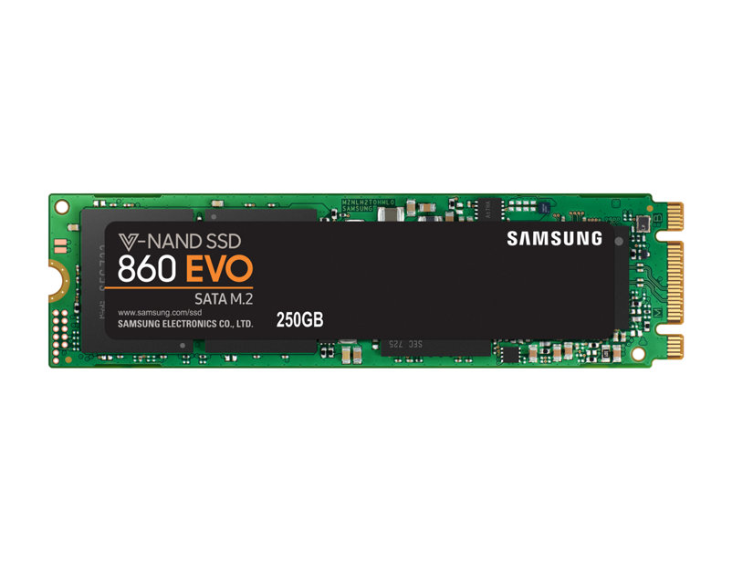 Диск SSD M.2  250Gb Samsung 860 EVO, MLC  (MZ-N6E250BW)
